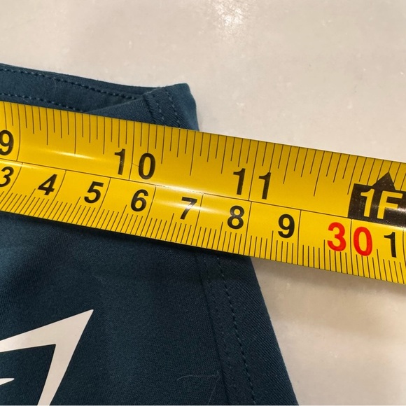 GYMSHARK High Waisted Training /Bike Shorts in Teal Size SMALL NWOT - Picture 7 of 9